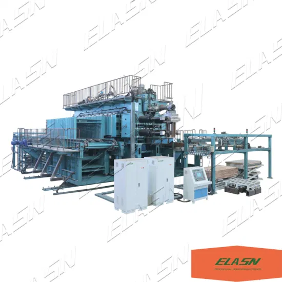 Linha de máquinas de prensagem a quente para porta de folheado de madeira de período curto multicamadas de alta qualidade Elasn