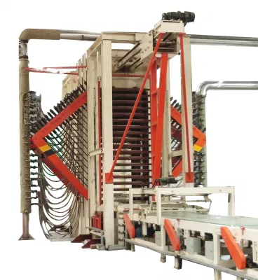 4X8FT 6X9FT Máquina de prensagem a quente de aglomerado totalmente automática para máquina de fabricação de painéis de partículas para a Índia